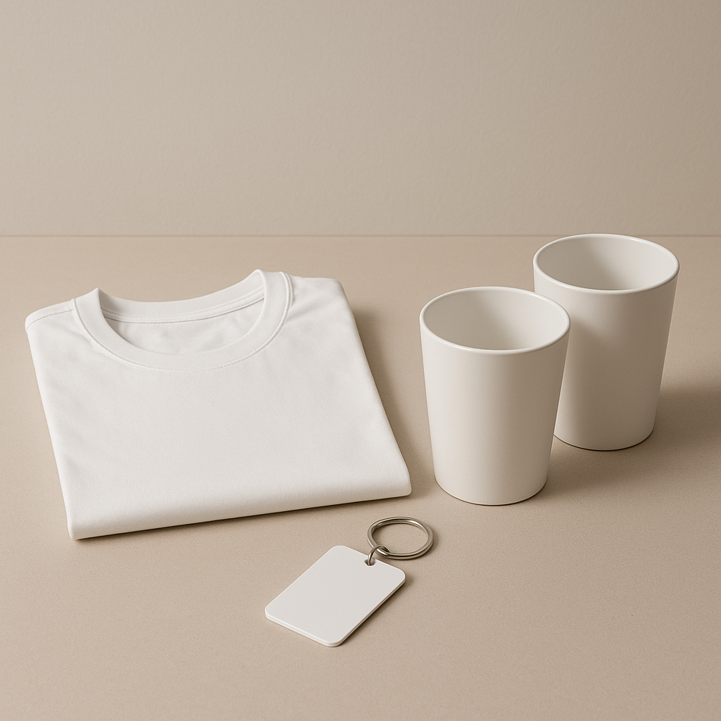 Copos, T-shirts & Acessórios – Entrega Imediata